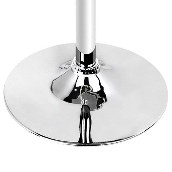 Artiss Bar Table Gas Lift Round White - RnR Galore