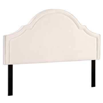 Artiss Bed Frame Bed Head Headboard King Velvet IRIS Beige - RnR Galore