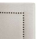 Artiss Bed Frame Bed Head Headboard Queen Fabric - RIVE Beige - RnR Galore