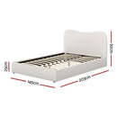 Artiss Bed Frame Double Size Boucle DARA - RnR Galore