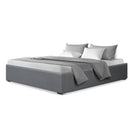 Artiss Bed Frame Double Size Gas Lift Base Grey TOKI - RnR Galore