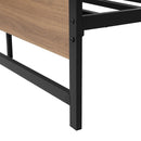Artiss Bed Frame Double Size Metal Base Mattress Platform Foundation Black DREW - RnR Galore