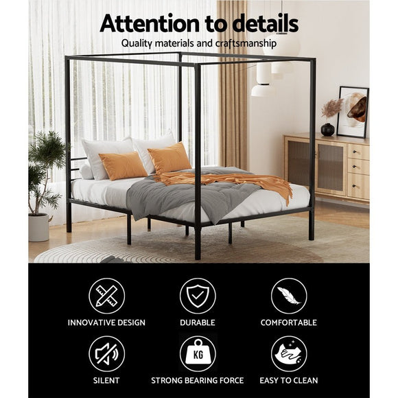 Artiss Bed Frame Double Size Metal Bed Frame POCHY - RnR Galore