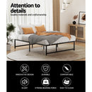 Artiss Bed Frame Double Size Metal Bed Frame TINO - RnR Galore