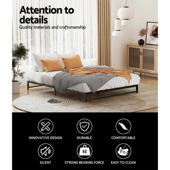 Artiss Bed Frame Double Size Metal BERU - RnR Galore