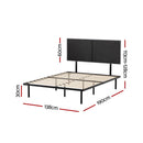 Artiss Bed Frame Double Size Metal Frame NOE - RnR Galore