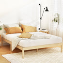 Artiss Bed Frame Double Size Wooden Base Mattress Platform Timber Pine BRUNO - RnR Galore