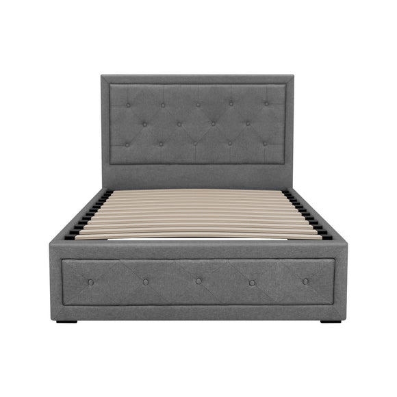 Artiss Bed Frame King Single Size Gas Lift Mattress Base with Storage Fabric - RnR Galore