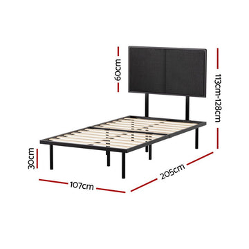 Artiss Bed Frame King Single Size Metal Frame NOE - RnR Galore