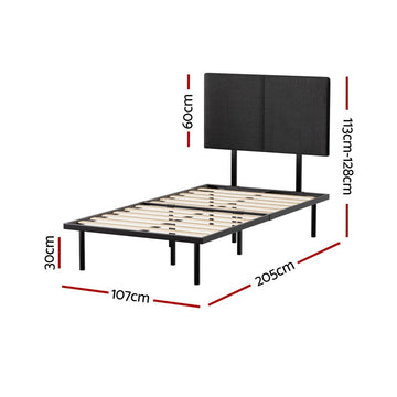 Artiss Bed Frame King Single Size Metal Frame NOR - RnR Galore
