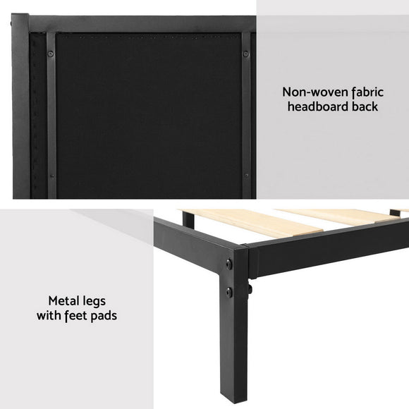 Artiss Bed Frame King Single Size Metal Frame PADA - RnR Galore