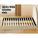 Artiss Bed Frame King Size Velvet Cream ELLA - RnR Galore