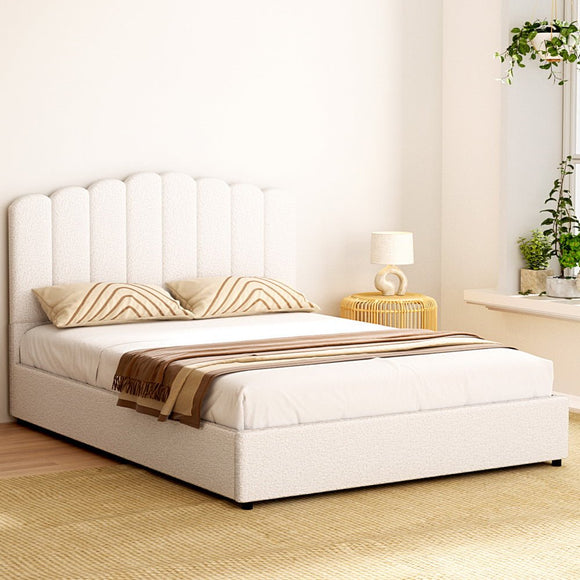 Artiss Bed Frame Queen Size Boucle FION - RnR Galore