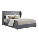 Artiss Bed Frame Queen Size Gas Lift Grey ISSA - RnR Galore