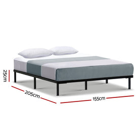 Artiss Bed Frame Queen Size Metal Bed Frame TED - RnR Galore