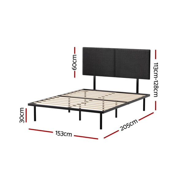 Artiss Bed Frame Queen Size Metal Frame NOR - RnR Galore