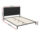 Artiss Bed Frame Queen Size Metal Frame PADA - RnR Galore