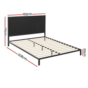 Artiss Bed Frame Queen Size Metal Frame PADA - RnR Galore
