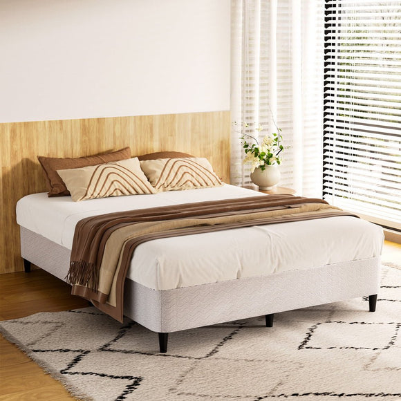 Artiss Bed Frame Queen Size Metal Grey MASON - RnR Galore