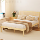 Artiss Bed Frame Queen Size Rattan Wooden RITA - RnR Galore