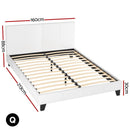 Artiss Bed Frame Queen Size White NEO - RnR Galore
