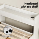 Artiss Bed Frame Single Size with Charging Ports and 2 Drawers AURA - RnR Galore