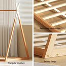 Artiss Bed Frame Wooden Kids House Single Frame Oak ENID - RnR Galore