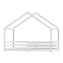 Artiss Bed Frame Wooden Kids Single House Frame White AMOS - RnR Galore