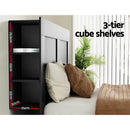Artiss Bed Head Headboard Queen with Shelves - CABI Black - RnR Galore