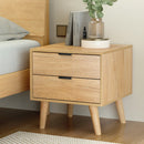 Artiss Bedside Table 2 Drawers - Pine - RnR Galore