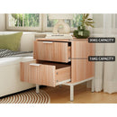 Artiss Bedside Table Drawers Side End Table Storage Cabinet Nightstand Pine LURA - RnR Galore