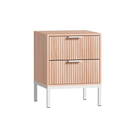 Artiss Bedside Table Drawers Side End Table Storage Cabinet Nightstand Pine LURA - RnR Galore