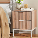 Artiss Bedside Table Drawers Side End Table Storage Cabinet Nightstand Pine LURA - RnR Galore