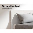 Artiss BedStory Single Bed Frame Mattress Bundle Platform Headboard Medium Firm Hybrid White - RnR Galore
