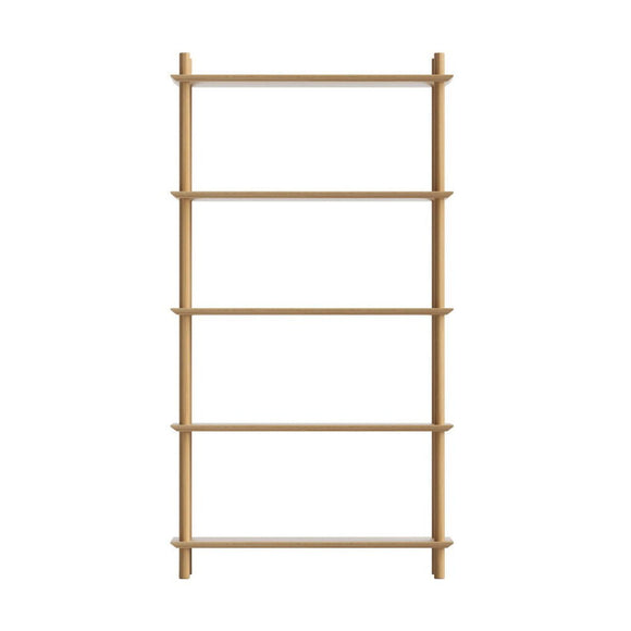 Artiss Bookshelf 5 Tiers Bookcase Display Shelves Wooden Storage Stand Rack Pine - RnR Galore