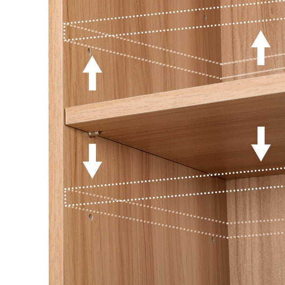 Artiss Bookshelf 5 Tiers MILO Pine - RnR Galore