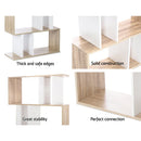 Artiss Bookshelf 5 Tiers - RITA White and Oak - RnR Galore