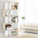 Artiss Bookshelf 5 Tiers - RITA White and Oak - RnR Galore