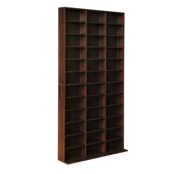 Artiss Bookshelf CD Storage Rack - BERT Walnut - RnR Galore