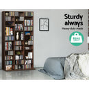 Artiss Bookshelf CD Storage Rack - BERT Walnut - RnR Galore