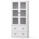 Artiss Buffet Sideboard 180cm Hutch Storage Cabinet Kitchen Drawer Door White - RnR Galore