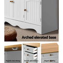 Artiss Buffet Sideboard 3 Doors - BERNE White - RnR Galore