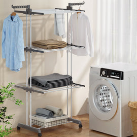 Artiss Clothes Airer Drying Rack 173cm Coat Hanger Foldable - RnR Galore