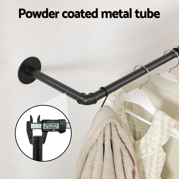 Artiss Clothes Rack Airer Floating Shelf Metal - RnR Galore