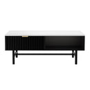 Artiss Coffee Table Drawer Storage Shelf Black - RnR Galore