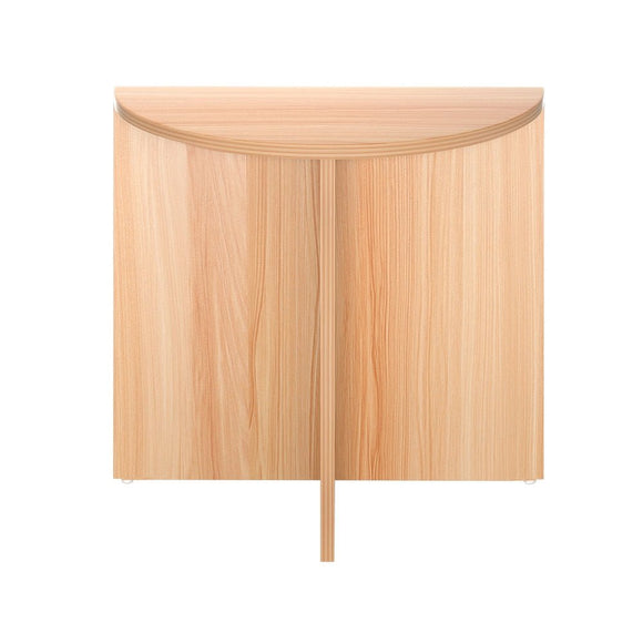 Artiss Coffee Table Semi - circle 48CM Pine Elva - RnR Galore