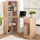 Artiss Computer Desk Bookshelf Drawer Cabinet Oak 120CM - RnR Galore
