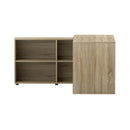 Artiss Computer Desk Bookshelf Oak 130CM - RnR Galore