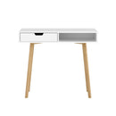 Artiss Computer Desk Drawer Cabinet Shelf White 90CM - RnR Galore