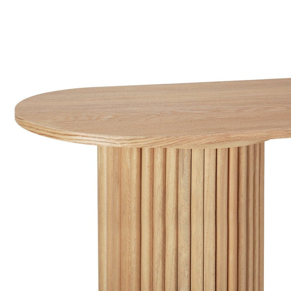 Artiss Console Table Oval 115CM Pine Blake - RnR Galore